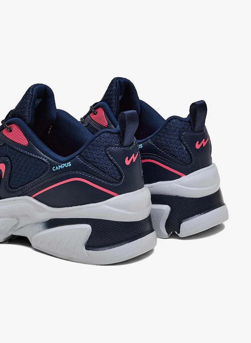 CAMPUS Navy/Pink Women’s Low Top Sneakers – Cool Urban Design with Memory Foam for All-Day Comfort for Women | Best Price UAE